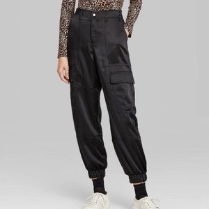 Wild Fable Satin Cargo Pants